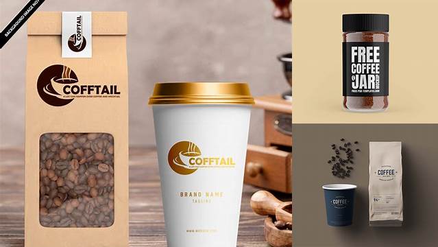 9504+ Instant Coffee Mockup Free PSD