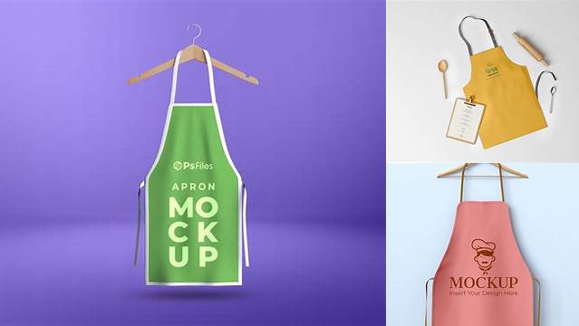 9509+ Apron Mockup Free Layered Photoshop Template