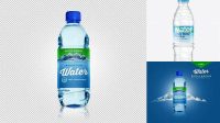 9514+ Clear PET Water Bottle PSD Mockup Custom Mockup Graphic Design