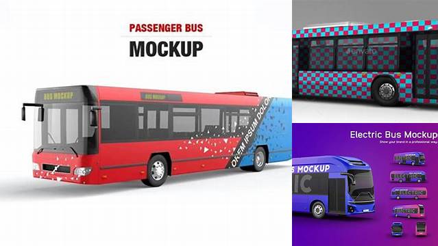 952+ Bus Wrap Mockup Creative PSD Resources