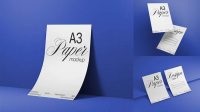 9520+ A3 Paper PSD Mockup Photoshop Freebie