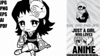 9521+ Anime Svg Files Free Exclusive Digital PSD Resource