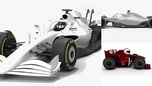 9522+ F1 Car Mockup Smart PNG Image