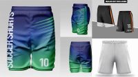 9525+ Soccer Shorts Mockup Smart Object PSD