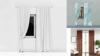 9528+ Curtain Mockup Psd Free Download Versatile Photoshop File