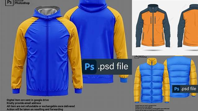 9530+ Mockup Jaket Outdoor PSD Download