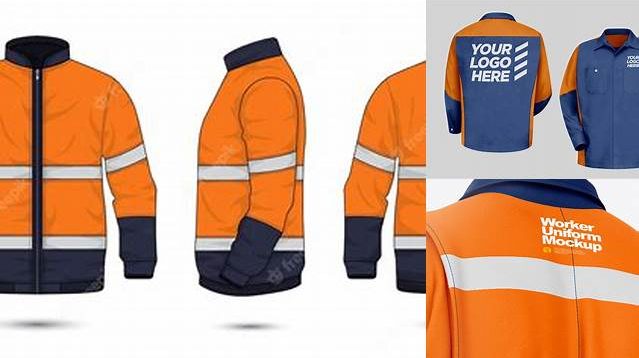 9532+ Worker Uniform Mockup Free Free PSD