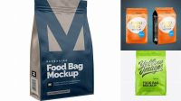 9535+ 4lb Food Bag PSD Mockup Half Side View Versatile PSD Mockup File