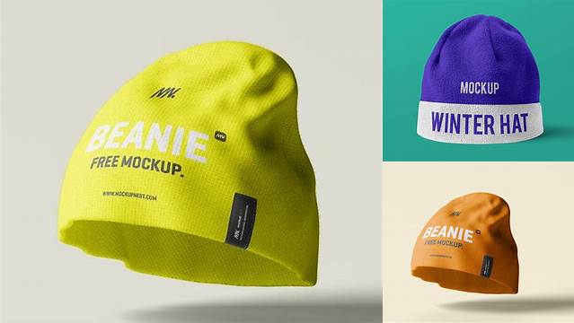 9535+ Beanie Hat PSD Mockup Download Customizable PSD