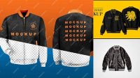 9536+ Bomber Jacket Mockup Free Psd Custom Mockup PSD for Free