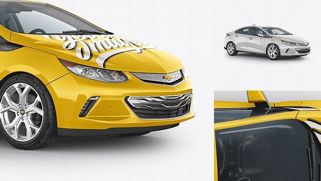 9539+ Chevrolet Volt PSD Mockup Side View Download Free