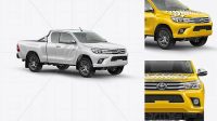 9539+ Toyota Hilux Mockup Premium Quality Freebie