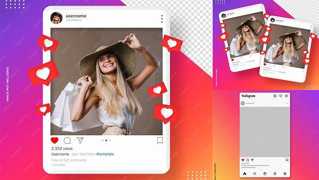 9540+ Mockup Instagram Feed Photoshop Freebie