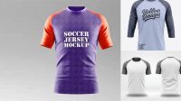 9540+ Mockup Raglan Cdr Free PSD