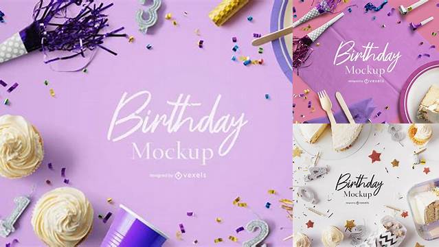 9544+ Happy Birthday Mockup Customizable PSD Templates