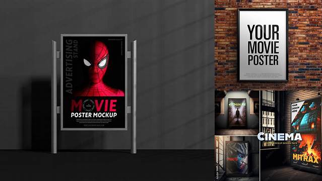 9544+ Movie Poster Mockup Free Modern PSD Templates