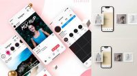 9553+ Mockup Instagram Video Free PSD