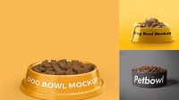 9554+ Dog Bowl Mockup Free Free PSD Mockup Resource