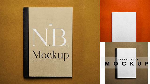 9554+ Exercise Book Mockup Free Download Free Creative Design