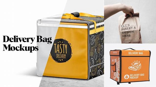 9555+ Delivery Bag Mockup Free Easy Editable