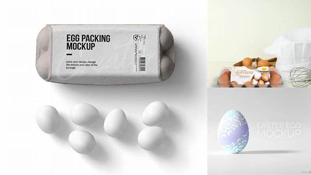 9559+ Egg Stand PSD Mockup High-Angle Shot Versatile Mockup for Designers