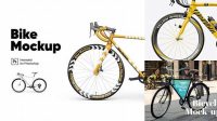 9561+ Road Bicycle PSD Mockup Right Side View Download Now High-Quality PSD Template