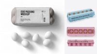 9566+ 12 Eggs Carton Safe Pack PSD Mockup Top PSD Free Download