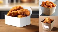 9567+ Fried Chicken Packaging Mockup Smart PNG Image