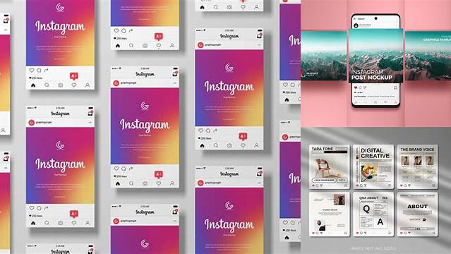 9567+ Instagram Feed Mockup High-Resolution PSD Download