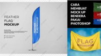 9569+ Mock Up Bendera Easy Editable