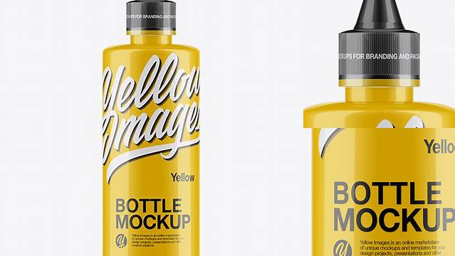 957+ 240ml Glossy Bottle PSD Mockup Download Free