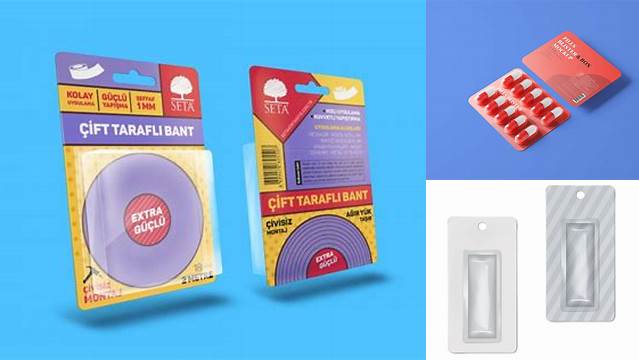 9577+ Blister Packaging Mockup Easy Editable