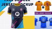 9580+ Free Mockup Jersey Football Professional PSD Mockup