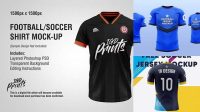 9581+ Camiseta Futbol Mockup PSD Free Download