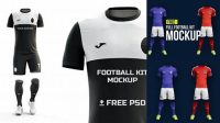 9585+ Nike Football Kit Mockup Layered PSD File Free Download