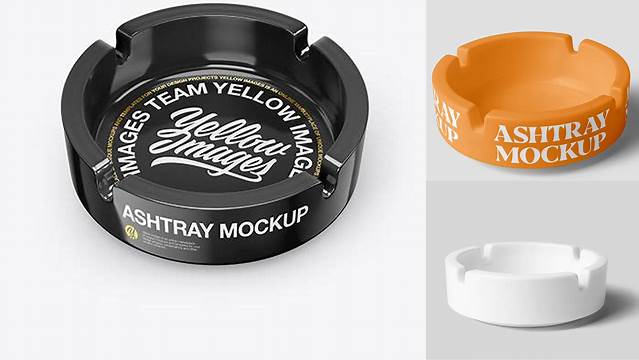 9589+ Ashtray Mockup Best for Showcase