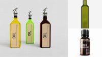 959+ Glossy Small Oil Bottle PSD Mockup Elegant High-Resolution Design File