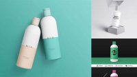 9596+ Matte Cosmetic Bottle PSD Mockup Editable Mockup PSD