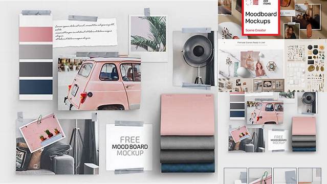 9599+ Moodboard Mockup Free For Free Download