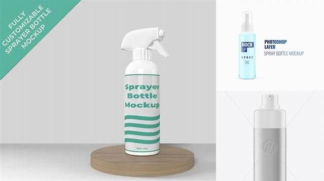 9600+ Metallic Sprayer Bottle PSD Mockup High-Quality Creative PSD