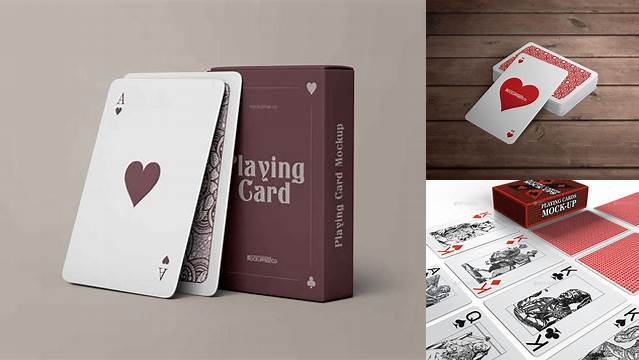 9608+ Playing Cards Mockup PSD Free Download