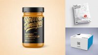 961+ Glossy Package PSD Mockup Free Downloadable Graphic Resource