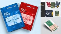 9615+ Gift Card Mockups Photoshop Freebie