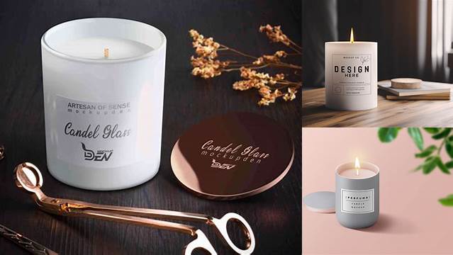 9616+ Candle PSD Mockup Best Free Mockup PSD