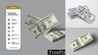 9618+ Money Mockup Free High-Quality Editable PSD