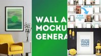 9618+ Wall Art Mockup Generator Easy Editable