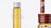 962+ Clear Glass Fruit Liqueur Bottle PSD Mockup Exclusive Free Photoshop Mockup