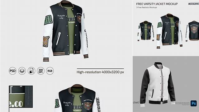 9621+ Varsity Mockup Psd Easy-to-Edit Photoshop Freebie