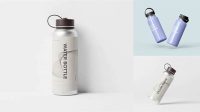 9623+ Aluminum Water Bottle Mockup Free Smart PNG Image