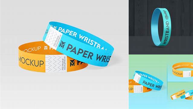 9625+ Event Wristband Mockup Free Psd Best Free Mockup PSD